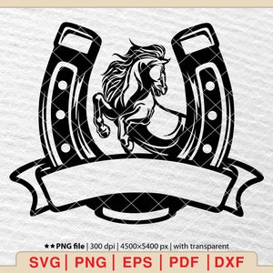 Marco de nombre dividido de herradura SVG, herradura svg, caballo svg, cabeza de caballo svg, monograma de caballo svg, paquete de caballo svg, hermoso caballo svg [EP-453]