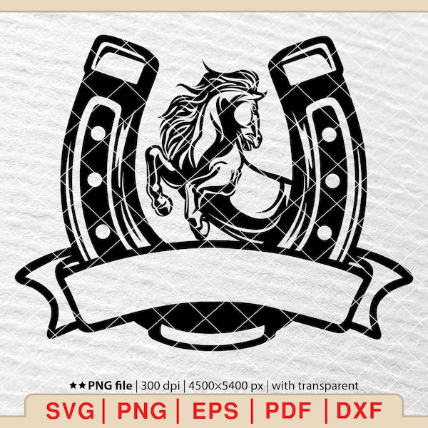 Horseshoe Split Name Frame SVG, Horseshoe Svg, Horse Svg, Horse Head Svg, Horse Monogram Svg, Horse Svg Bundle, Beautiful Horse Svg [EP-453]