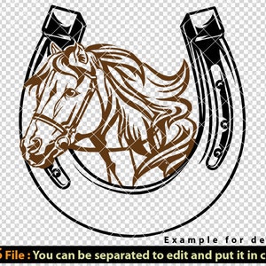 Horseshoe Svghorse Svghorse Monogram Svghorse Svg - Etsy