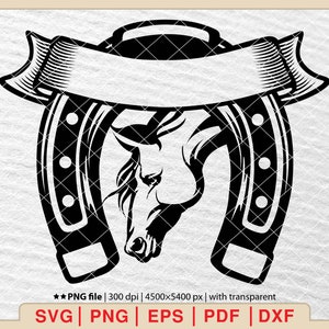 Horseshoe Split Name Frame SVG, Horseshoe Svg, Horse Svg, Horse Monogram Svg, Horse Svg Bundle, Horse Head Svg, Beautiful Horse Svg [EP-452]
