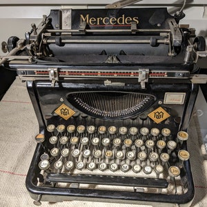 Mercedes Typewriter 1925 Typewriter Collector&#39;s Item
