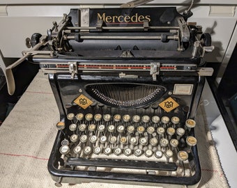 Mercedes typewriter 1925 typewriter collectible