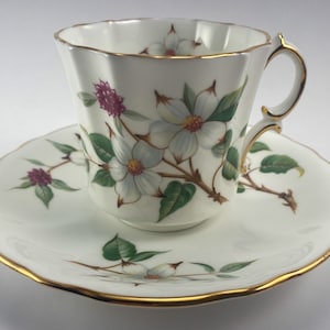 Vintage Hammersley & Co &quot;Dogwood Blossom&quot; bone china tea cup