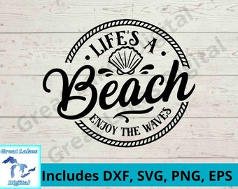 Download Life S A Beach Svg Etsy