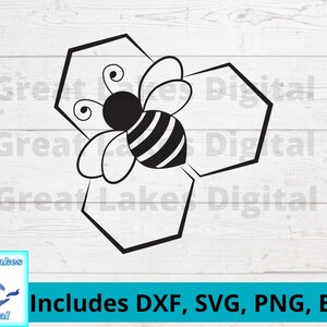 Bee Honeycomb svg, dxf, eps, png included! Honeybee decor svg, bee wall decor, bee farmhouse svg, bee honeycomb stickers, bee tote bags.