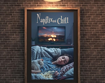 Decoración divertida para dormir / Arte acogedor para el dormitorio