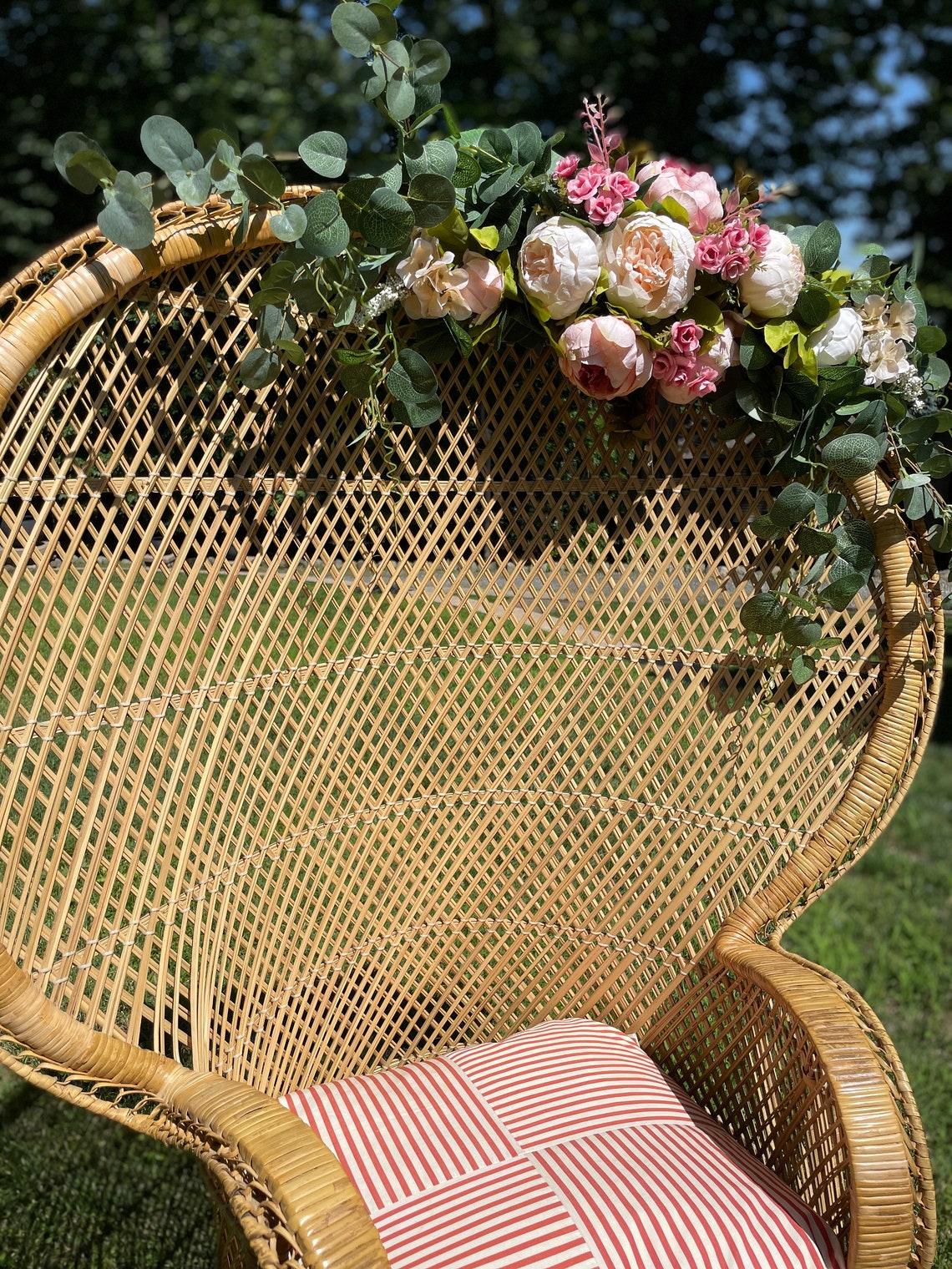 RENTAL FINAL PAYMENT Vintage Wicker Chair Rental Etsy