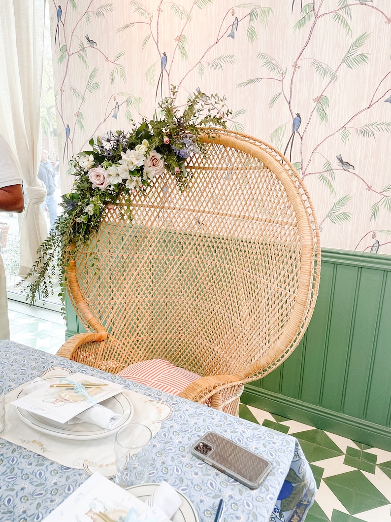 RENTAL FINAL PAYMENT Vintage Wicker Chair Rental Non Etsy