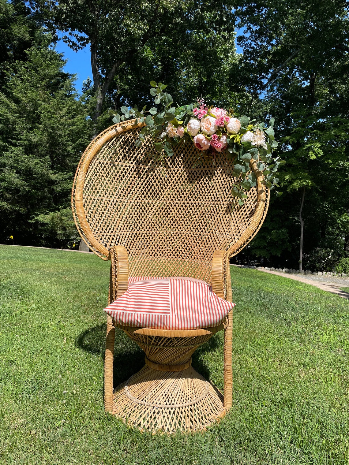 RENTAL FINAL PAYMENT Vintage Wicker Chair Rental Non Etsy
