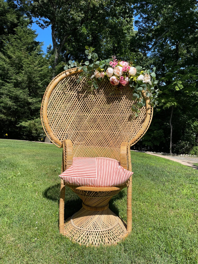 RENTAL FINAL PAYMENT Vintage Wicker Chair Rental Etsy