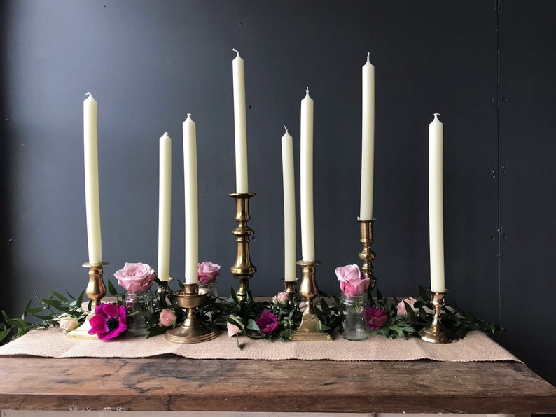 RENTAL ONLY Vintage Brass Candlabra S & Candle Stick Holders Etsy