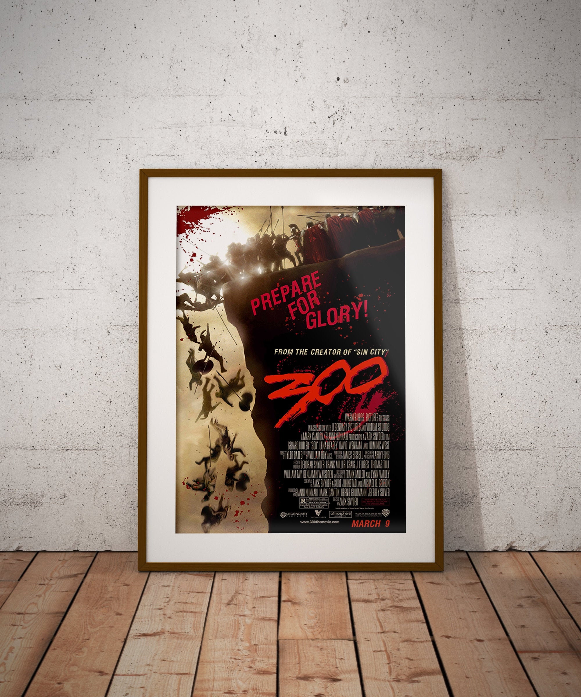 300 original movie poster HighResolution print quality | Etsy