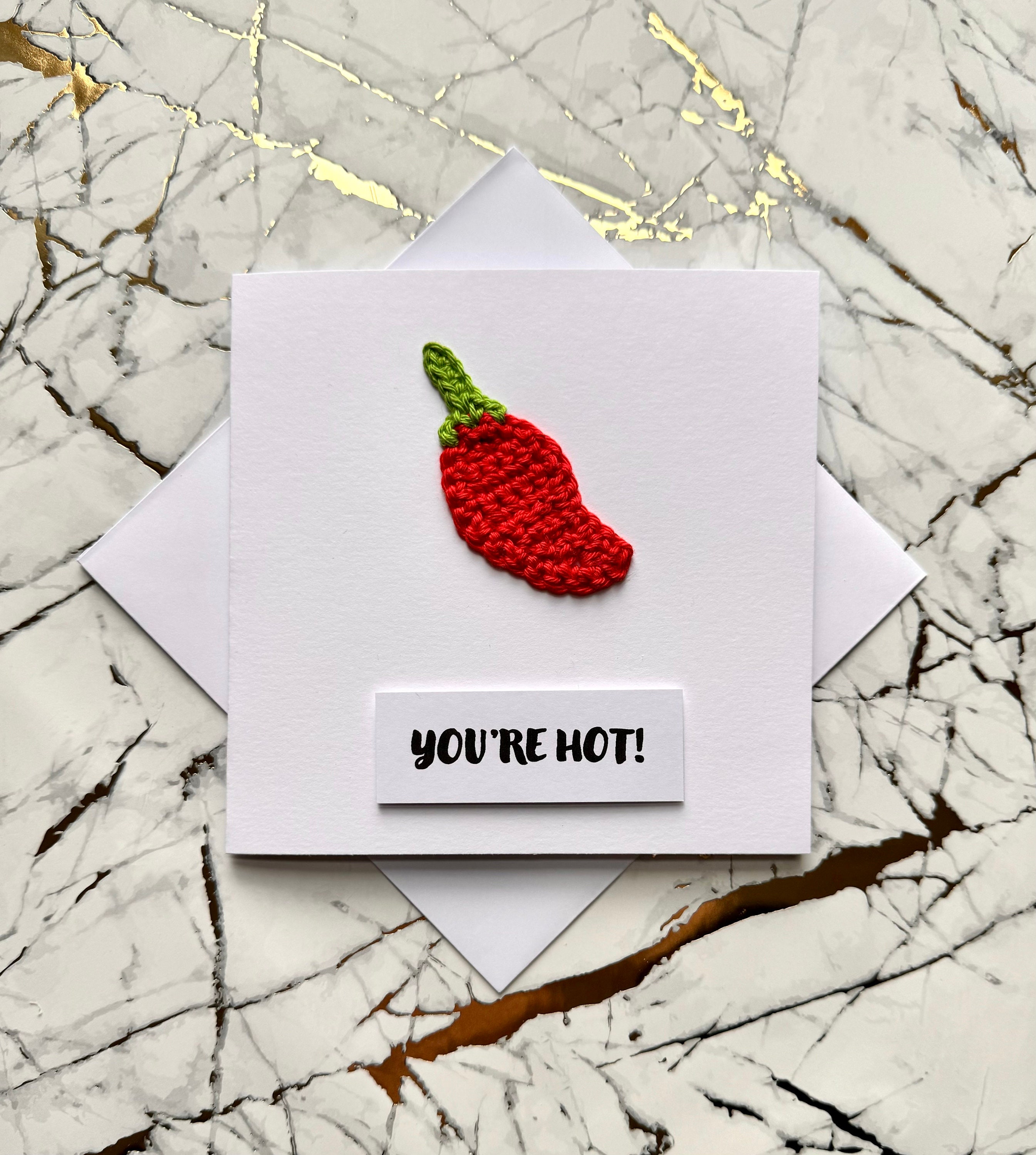 Personalised Greetings Cards | Crochet | Chilli | Birthday Card | Happy ...