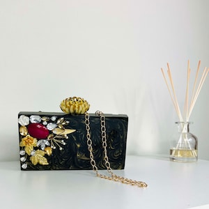 Handcrafted Resin Clutch
