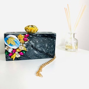 Handcrafted Resin Clutch