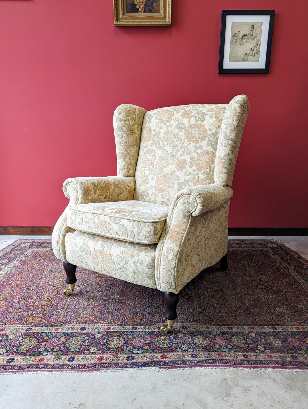 Parker Knoll York Wing Back Chair Etsy UK
