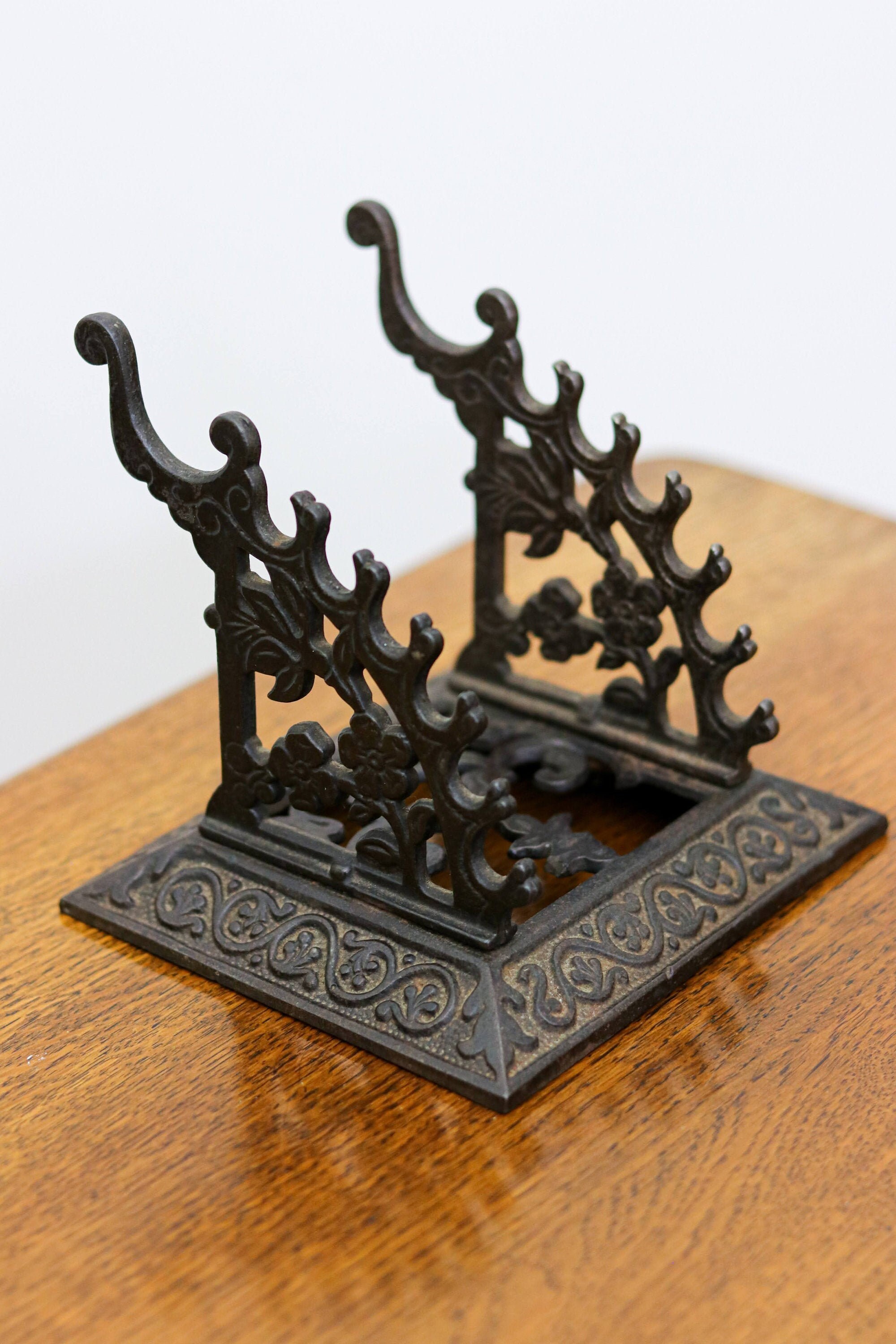 Victorian Cast Iron Pen Rack Antique Pen Holder Etsy