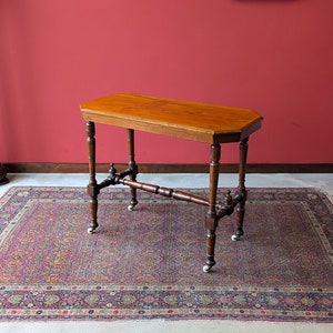 Antique Victorian Mahogany Aesthetic Movement Occasional Table