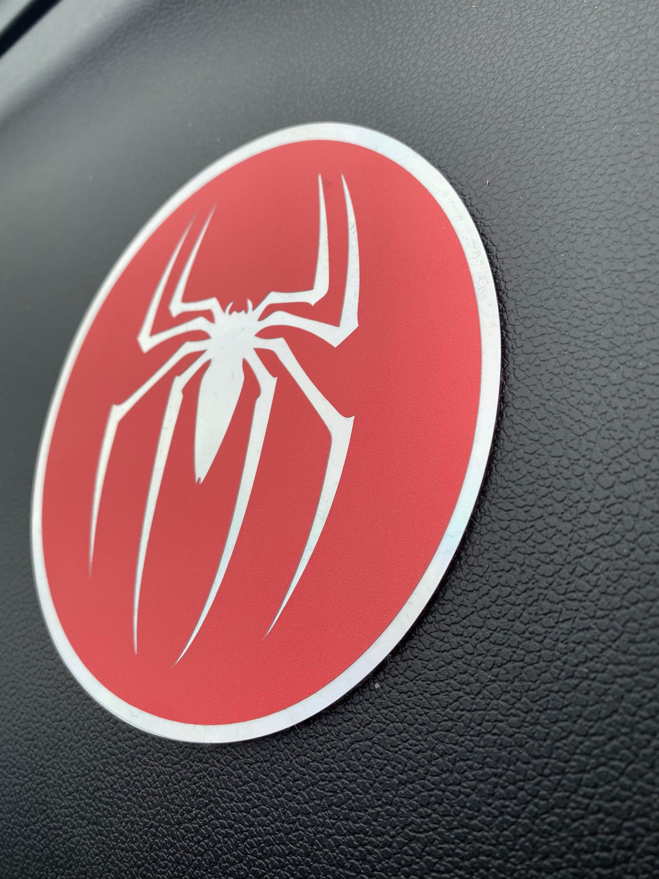 Spiderman Emblem Car SpiderMan Car Decal Etsy