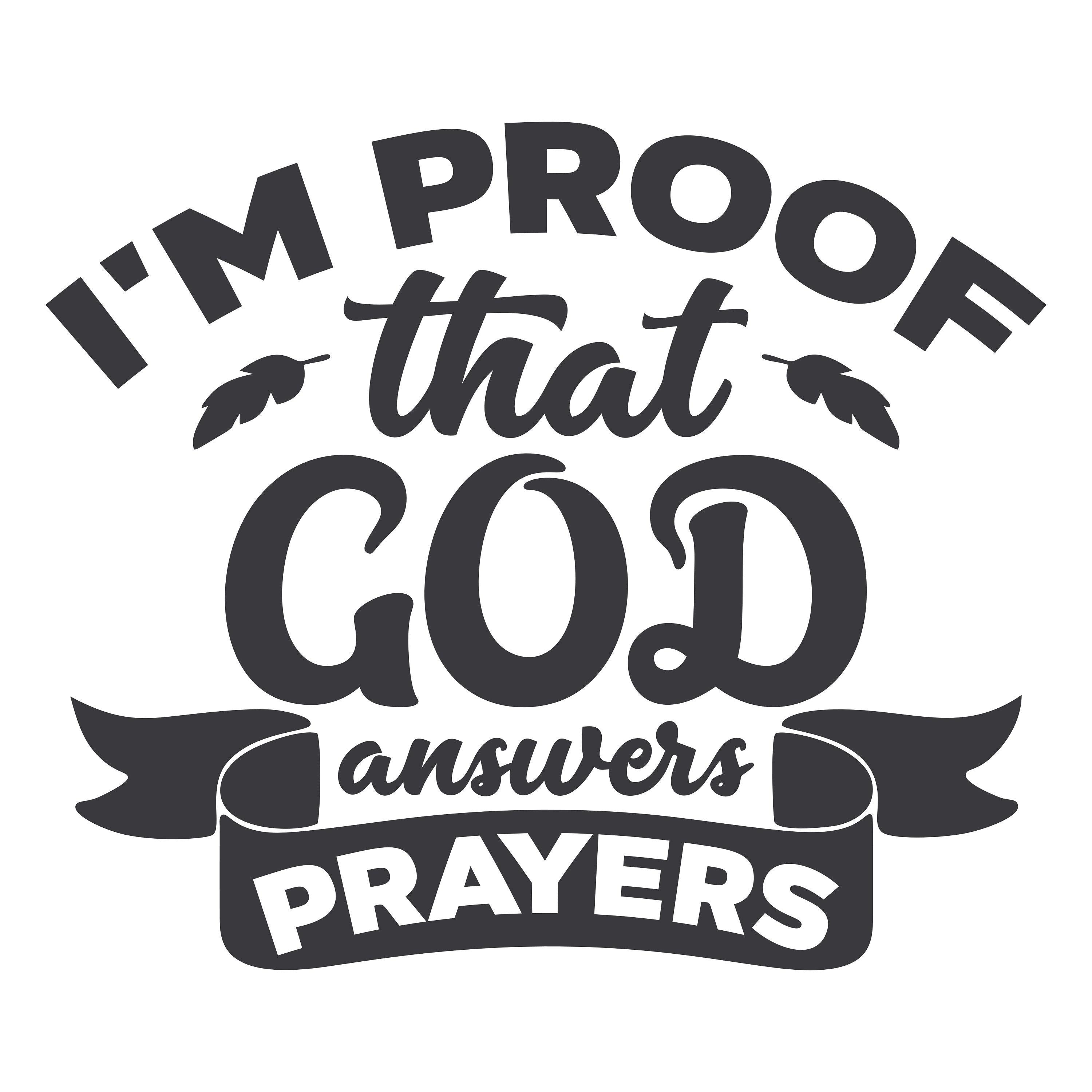 God answers prayer car decal Christian car decal I'm Etsy