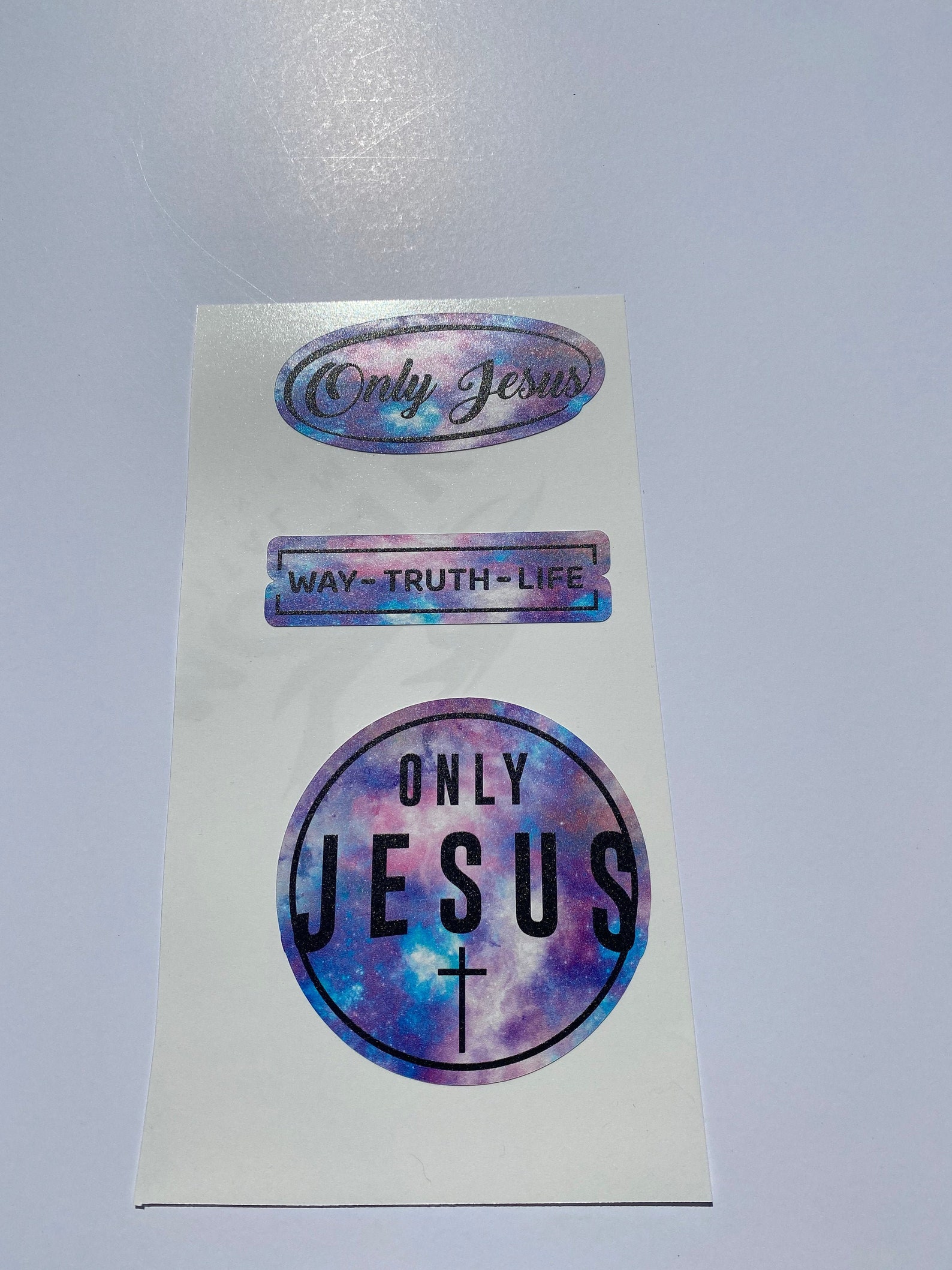Christian Vinyl Sticker Set Christian Stickers Christian Etsy