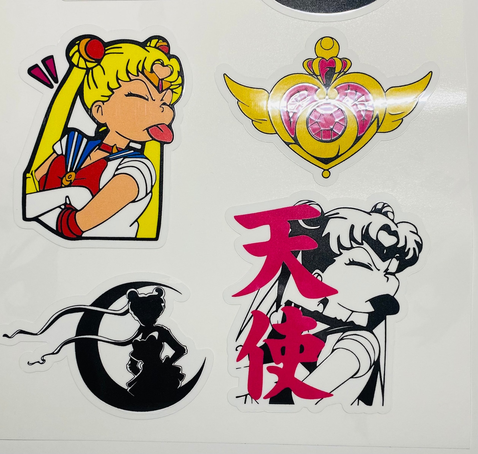 Sailor Moon Stickers Sailor Moon Vinyl Stickers Sailor Etsy