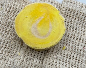 Mango Swirl Round Soap| natural soap| artisan soap