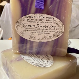 Calming Lavender Soap – Floral Scented Bar, Small Batch Natural Soap