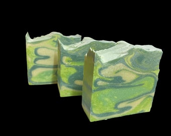 Lime Soap is handcrafted and is refreshly citrus.