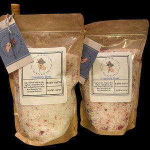 Country Rose Herbal Bath Salts image 2