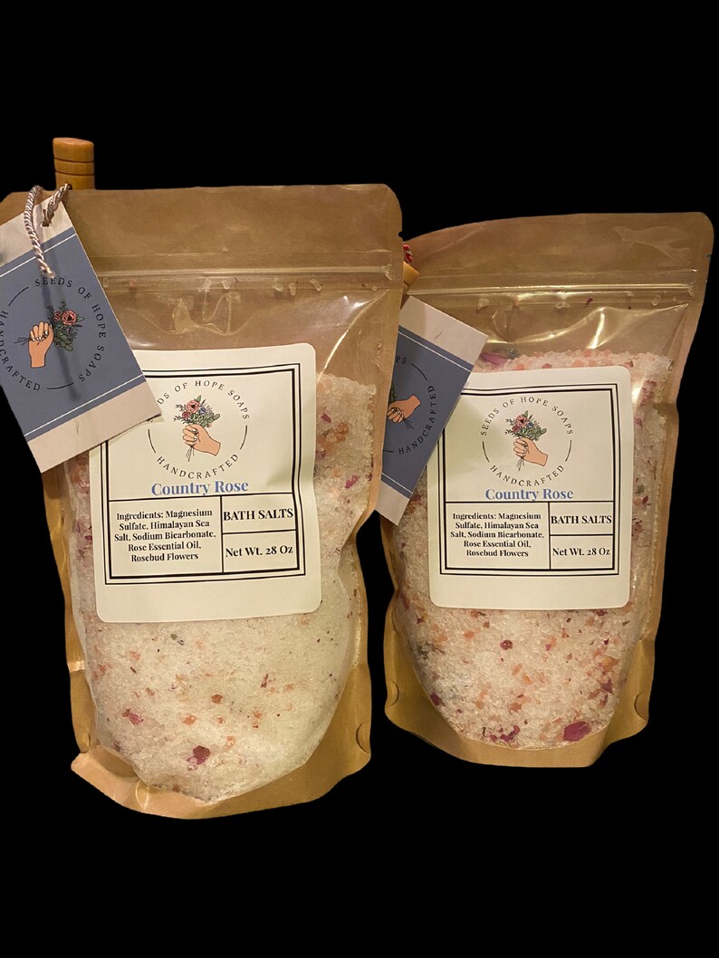 Country Rose Herbal Bath Salts image 2