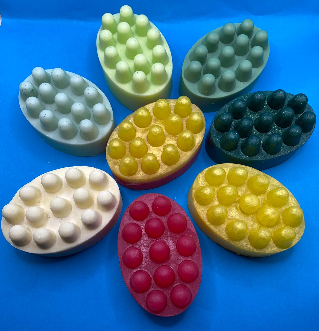 Massaging Body and Foot Scrub Soap Bars, Scrub Bars, Foot Soap, Body