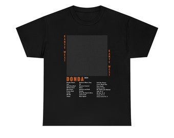 Kanye West Donda T Shirt | Rap Tee | Short-Sleeve Unisex Black Vintage Style Donda Graphic T-Shirt