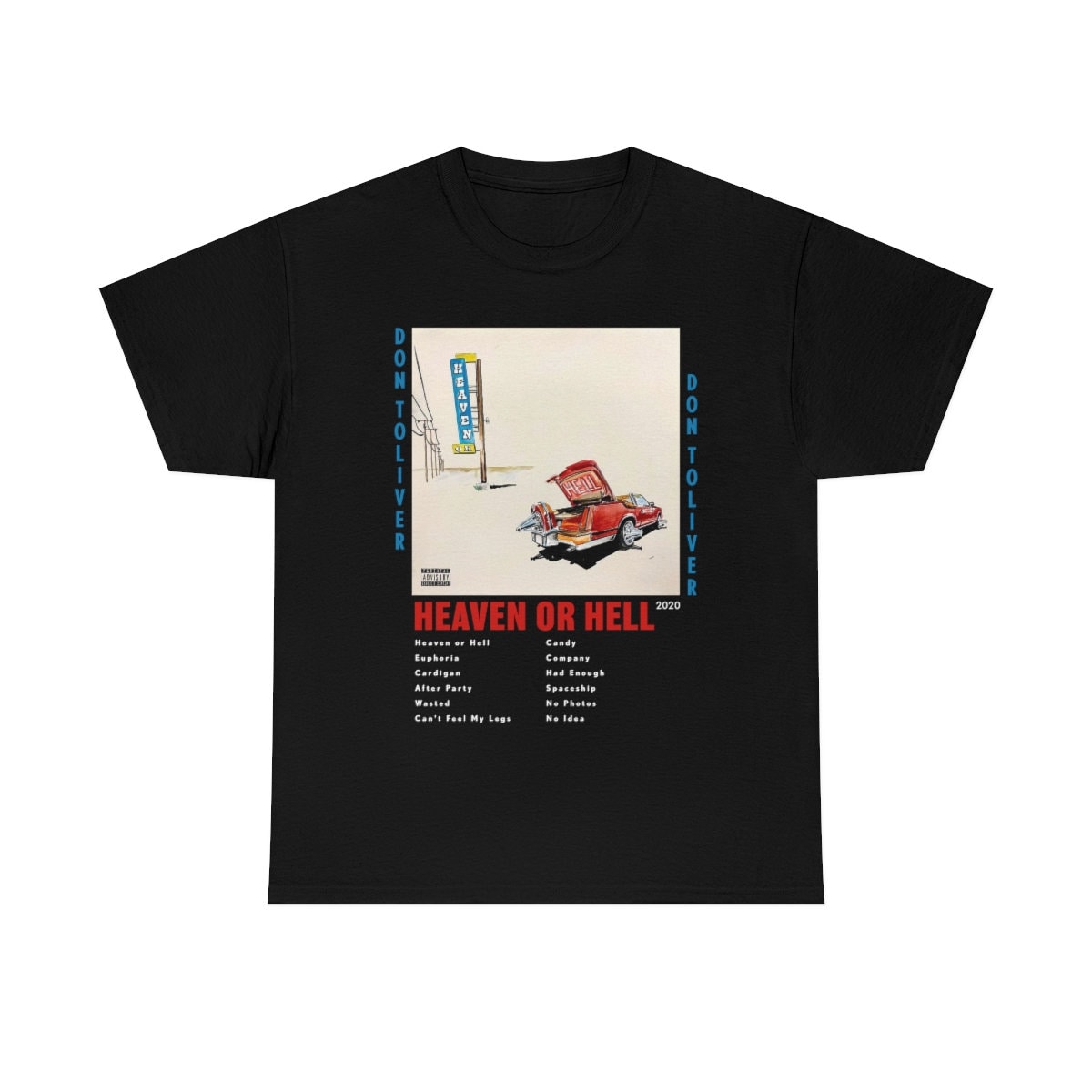 Discover Don Toliver Heaven Or Hell T Shirt | Rap T-Shirt