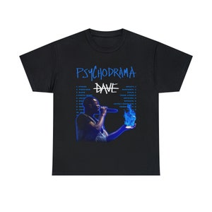Dave Shirt | Bootleg Rap Tee | Short-Sleeve Unisex Black Vintage Style Santan Dave Graphic T-Shirt