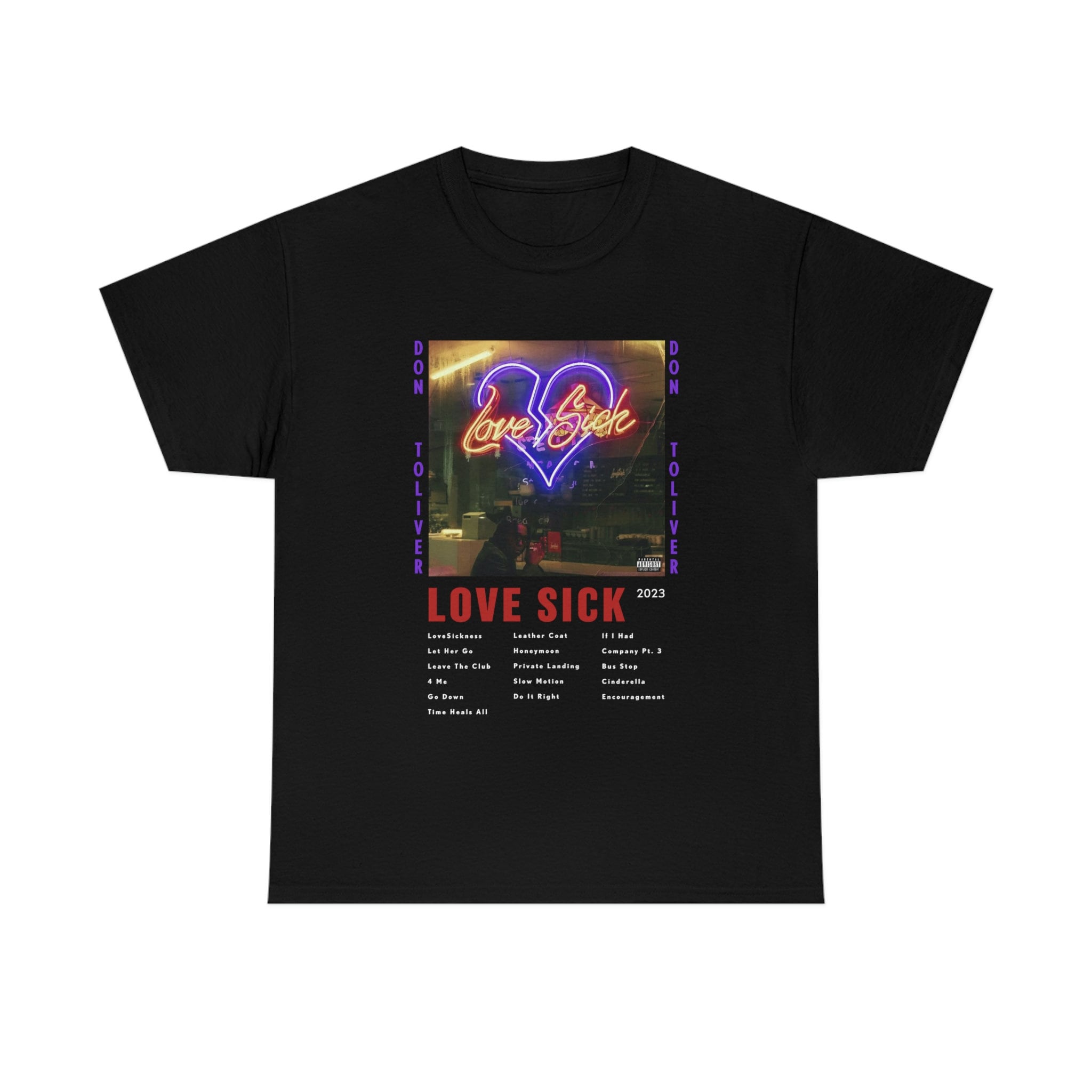 Don Toliver Love Sick T Shirt | Rap Tee | Short-sleeve Unisex