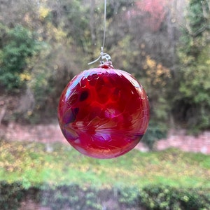 Mundgeblasene weihnachtskugeln