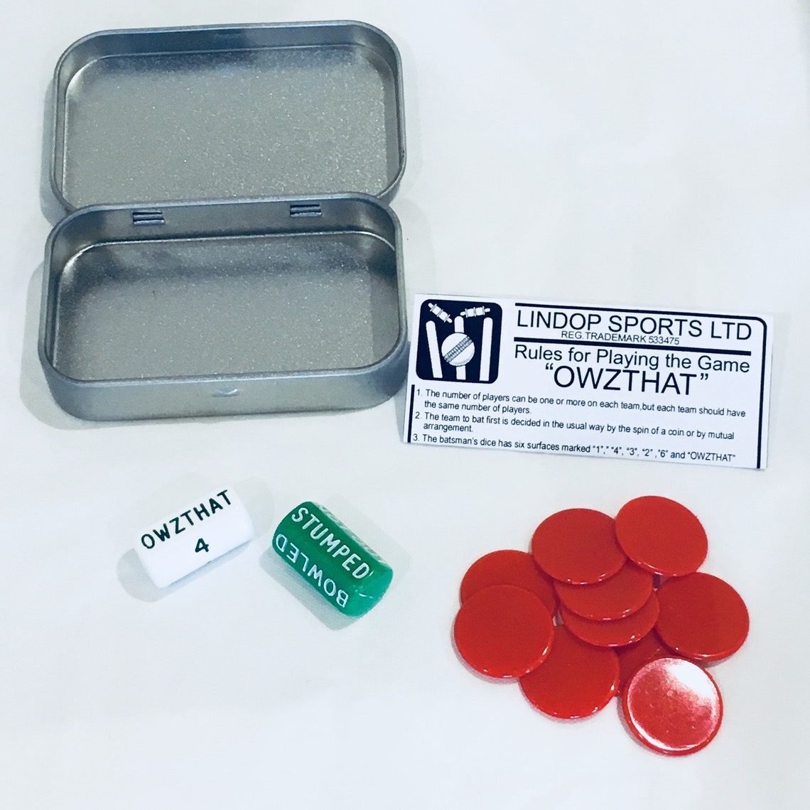 Owzthat Cricket Dice Game Etsy