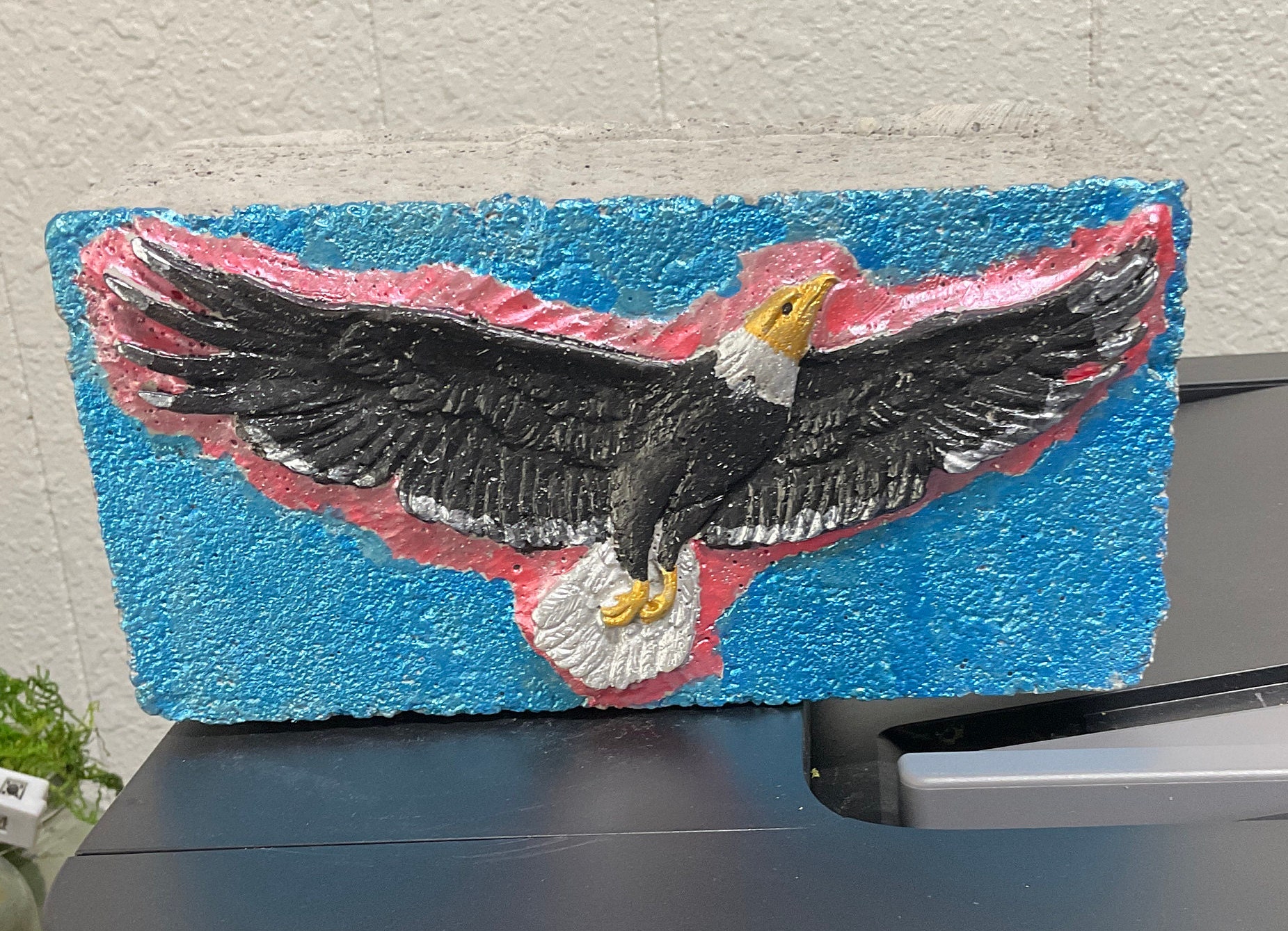 I have a pretty eagle decorative brick Etsy