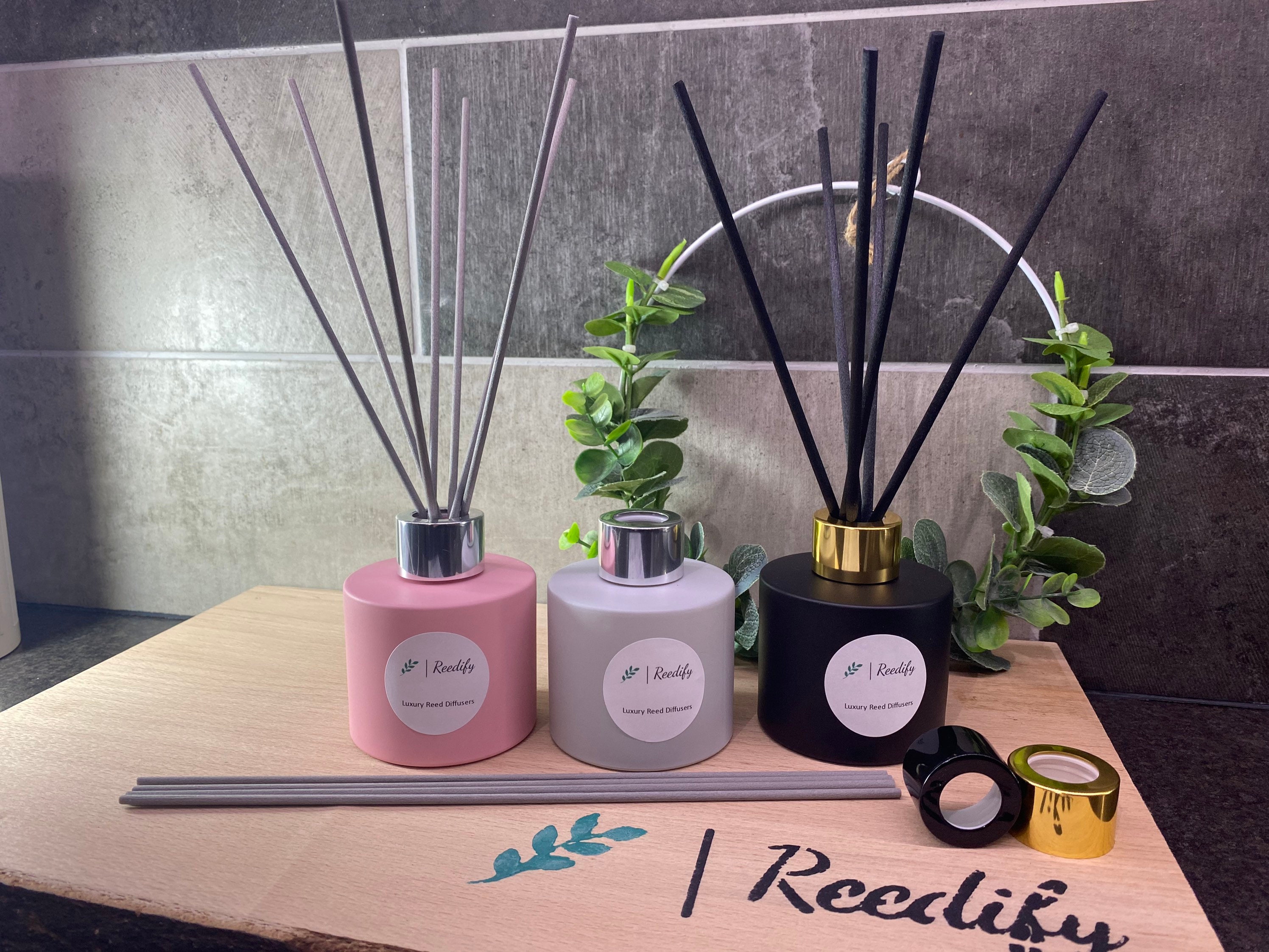 Pink Reed Diffuser. Home fragrance. Home scents. Etsy