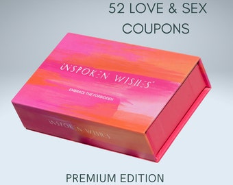 Sex Card Game for Couples | Valentines Gift | Husband Boyfriend Romantic Kinky Naughty Love Coupons Birthday Foreplay