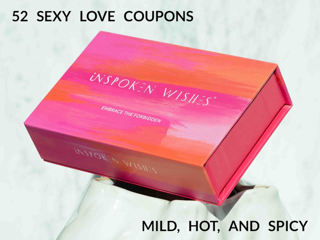 52 Sex Coupons Love Coupons Couples Game T For Etsy