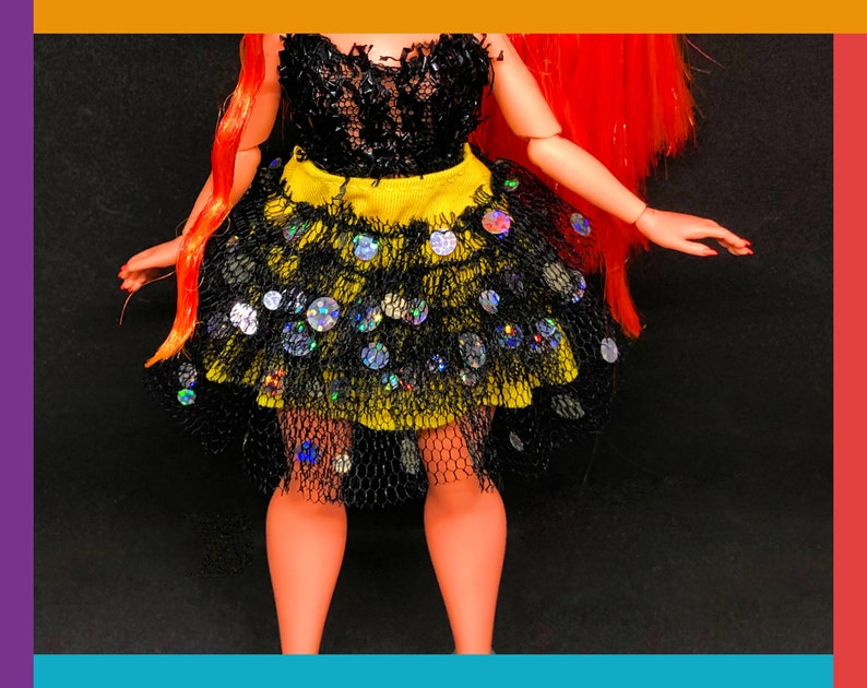 Tulle Skirt Sew PDF Pattern for Dolls on Sale Digital File Etsy