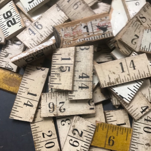 Folding Wood Ruler - Etsy