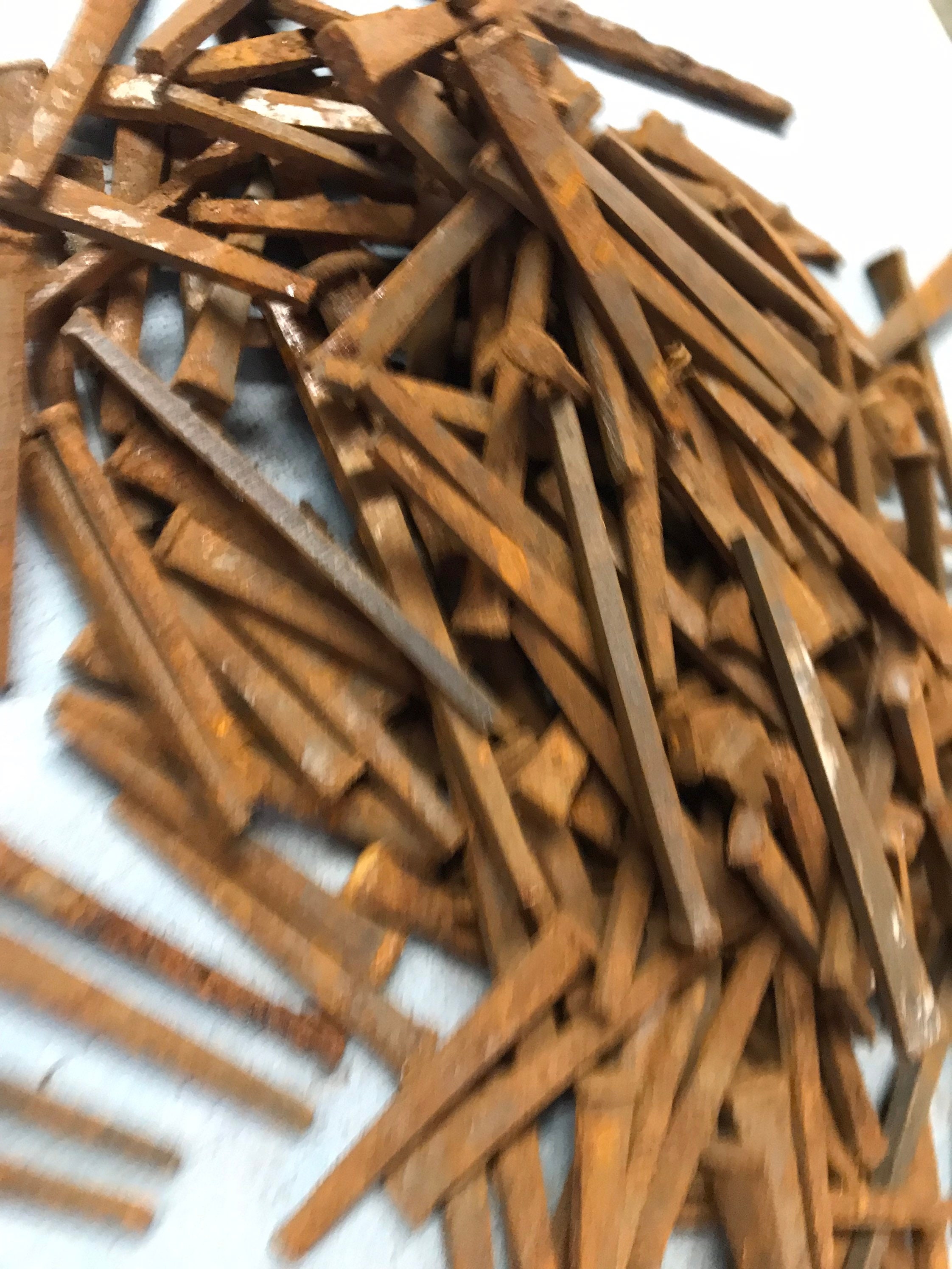 RUSTY Square Cut Nails You Choose Size Craft Project Farmhouse