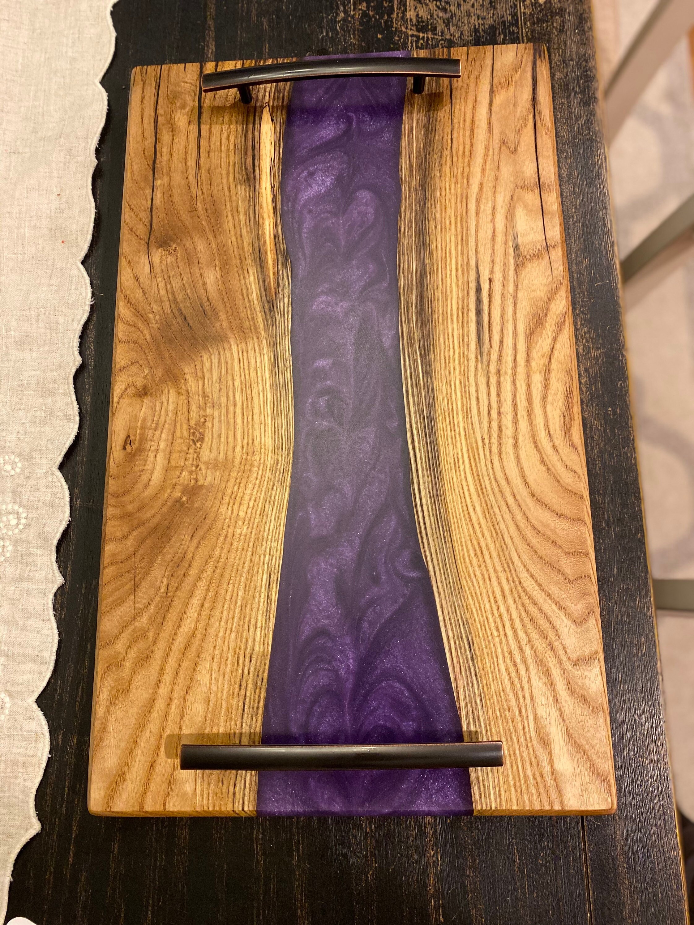 Made to Order Epoxy River Serving Trays Etsy