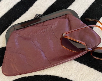 70s Leather Clutch