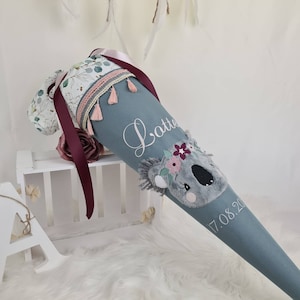 Schultüte, Geschwistertüte, personalisiert mit Namen