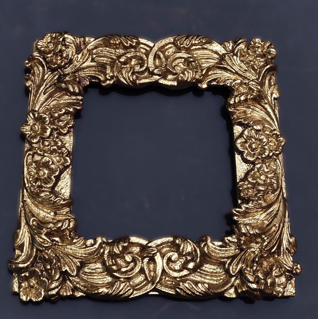 6x6 Ornate Frame Baroque Gold Mirror Frames Antique Vintage Etsy