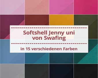 Nano Softshell Stoff Jenny von Swafing (Meterware ab 0,50m)